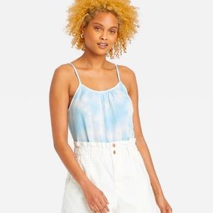 Universal Threads Blue & White Shirt